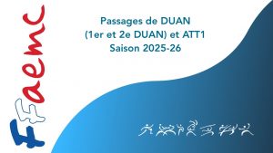 Lire la suite à propos de l’article Passages de DUAN Régionaux – Saison 2025-26