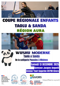 Lire la suite à propos de l’article Coupe Régionale Enfants – WUSHU Taolu & Sanda-light
