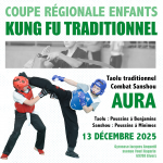 Lire la suite à propos de l’article Coupe Régionale Enfants KUNG FU Traditionnel (AMCX)- AURA