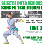 Lire la suite à propos de l’article Championnat sélectif Inter-Régions KUNG FU Traditionnel (AMCX)- ZONE 3