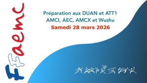 Lire la suite à propos de l’article Préparation aux DUAN et ATT1 (2ème session) & Stage de Tuishou
