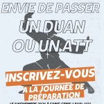 Lire la suite à propos de l’article Préparation aux DUAN et ATT1 & Stage de Tuishou